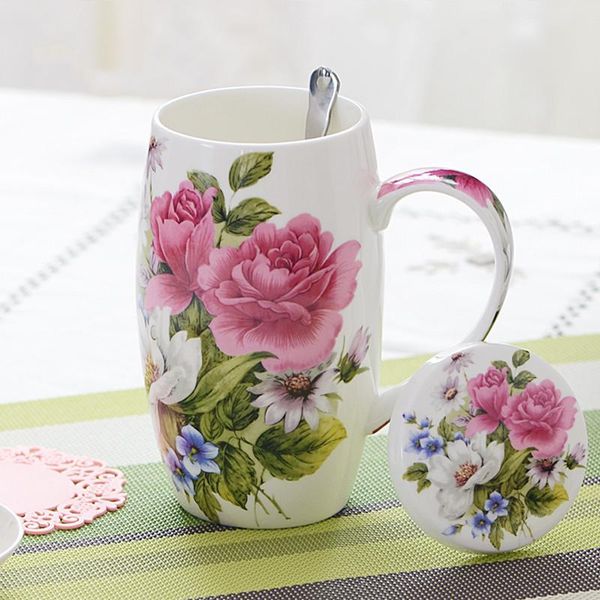 european pastoral bone china coffee mug creative white porcelain hand painted office tea cup with lid large capacity beer mugs
european pastoral bone china coffee mug creative white porcelain hand painted office tea cup with lid large capacity beer mugs