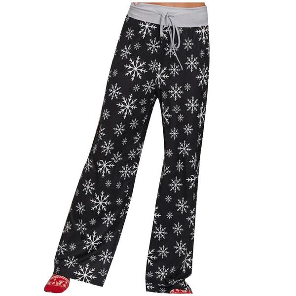 women's pants & capris causal christmas print mid waist drawstring long elastic ladies wide leg sports * pantalones, Black;white
women's pants & capris causal christmas print mid waist drawstring long elastic ladies wide leg sports * pantalones, Black;white