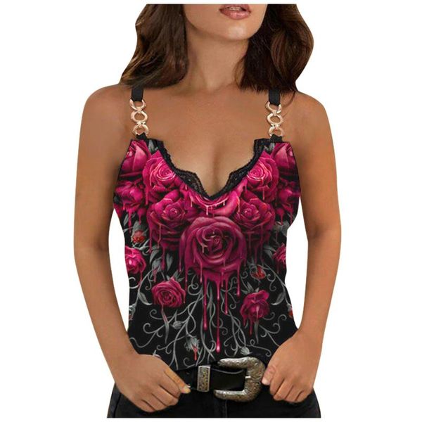 women's tanks & camis summer lace decoration v-neck printed camisole t-shirt plus size casual sleeveless fashion clothing, White
women's tanks & camis summer lace decoration v-neck printed camisole t-shirt plus size casual sleeveless fashion clothing, White