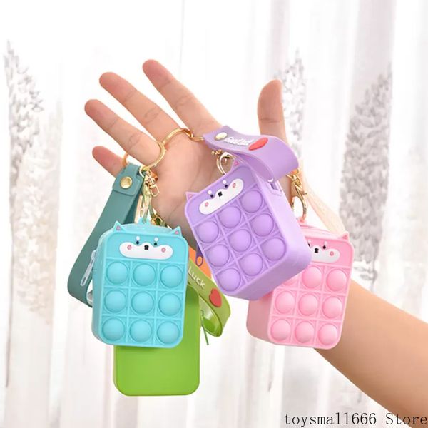 decompression fidget toy sensory drum wallet ribbon push bubble cartoon shoulder bag children girl boy gifts
decompression fidget toy sensory drum wallet ribbon push bubble cartoon shoulder bag children girl boy gifts