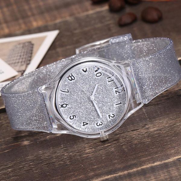 wristwatches 2021 ladies fashion transparent silicone strap watch colorful female student simple starry digital face quartz, Slivery;brown
wristwatches 2021 ladies fashion transparent silicone strap watch colorful female student simple starry digital face quartz, Slivery;brown