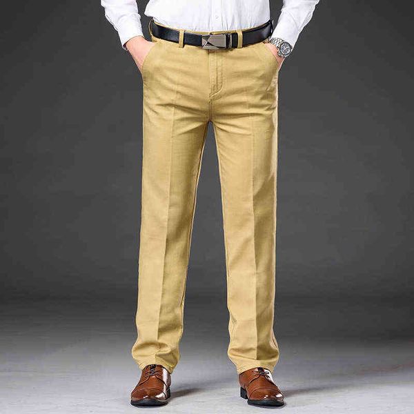 jeans autumn and winter high-end busins straight men's leisure long pants black middle-aged dad high waist trousers, Blue
jeans autumn and winter high-end busins straight men's leisure long pants black middle-aged dad high waist trousers, Blue