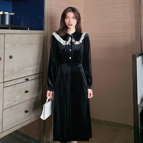 casual dresses coigarsam office lady patchwork women dress spring korea style vintage full sleeve lace high waist black 1279, Black;gray
casual dresses coigarsam office lady patchwork women dress spring korea style vintage full sleeve lace high waist black 1279, Black;gray