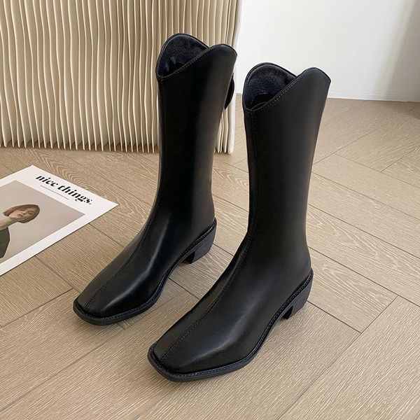 boots knight women high fall/winter 2021 rear zipper square toe british thick-soled thin women's, Black
boots knight women high fall/winter 2021 rear zipper square toe british thick-soled thin women's, Black