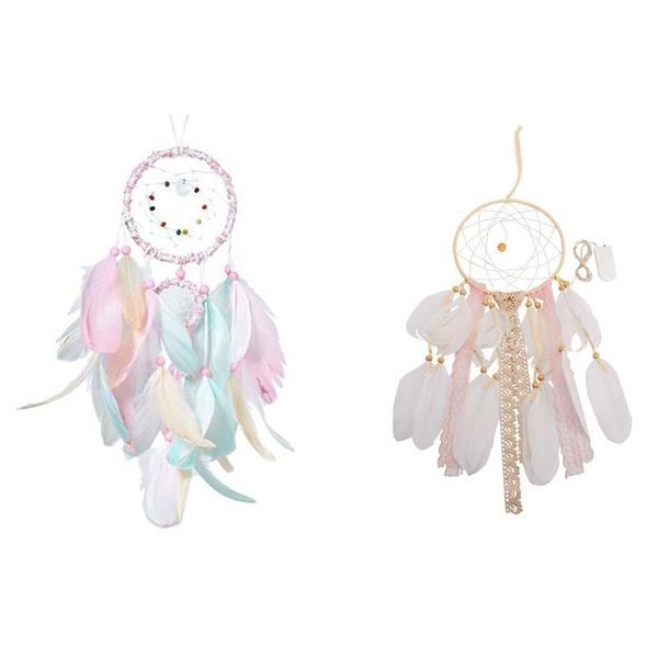 decorative objects & figurines 2 pcs led dream catcher cloud feather dreamcatcher girl birthday gift baby room decor, white colorful
decorative objects & figurines 2 pcs led dream catcher cloud feather dreamcatcher girl birthday gift baby room decor, white colorful