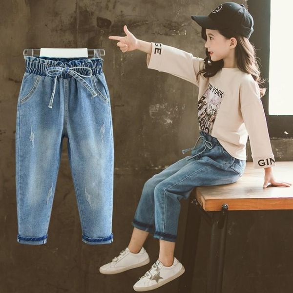 girls straight jeans 2021 spring school casual trousers denim solid pure blue pants children clothing 6 9 12y
girls straight jeans 2021 spring school casual trousers denim solid pure blue pants children clothing 6 9 12y