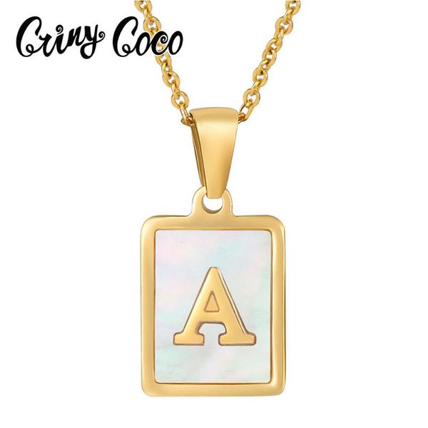chains cring coco stainless steel women's neck chain shell gold 26 letter a z pendants and necklaces fashion pendant necklace for women, Silver
chains cring coco stainless steel women's neck chain shell gold 26 letter a z pendants and necklaces fashion pendant necklace for women, Silver