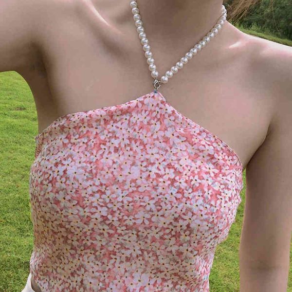 daisy printed y2k crop halter tank for girls summer backless tie up women sleeveless pink floral shirt tee female 210415, White
daisy printed y2k crop halter tank for girls summer backless tie up women sleeveless pink floral shirt tee female 210415, White