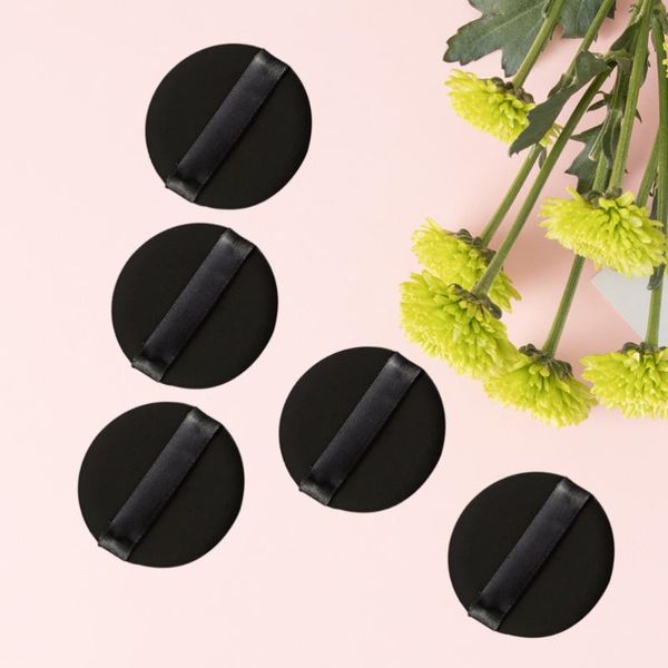 sponges, applicators & cotton 5pcs round makeup powder puff non-latex bouncy cosmetic accessory(black)
sponges, applicators & cotton 5pcs round makeup powder puff non-latex bouncy cosmetic accessory(black)