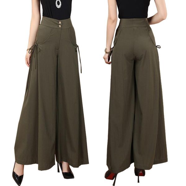 women's pants & capris wide leg female spring and autumn high waist large size long section band width casual loose jq111, Black;white
women's pants & capris wide leg female spring and autumn high waist large size long section band width casual loose jq111, Black;white