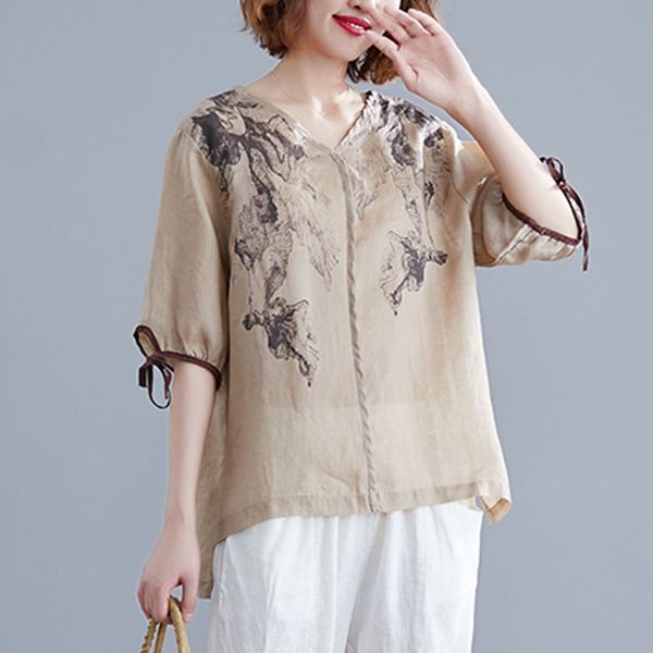 cotton linen chinese style blouse women 2021 summer shirts loose casual tunic ladies tunics plus size ladies chinese 11555, Red
cotton linen chinese style blouse women 2021 summer shirts loose casual tunic ladies tunics plus size ladies chinese 11555, Red