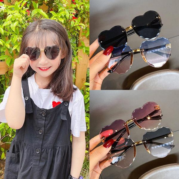 sunglasses children cute cartoon heart shape boy girls vintage uv400 colors rimless polarized sun glasses for kids, Blue
sunglasses children cute cartoon heart shape boy girls vintage uv400 colors rimless polarized sun glasses for kids, Blue