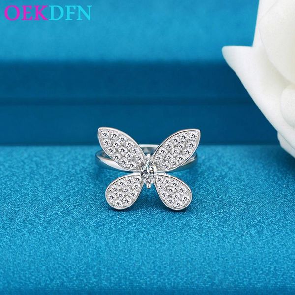 sterling silver ring for women luxury micro moissanite gemstone wedding engagement jewelry butterfly rings cluster, Golden;silver
sterling silver ring for women luxury micro moissanite gemstone wedding engagement jewelry butterfly rings cluster, Golden;silver