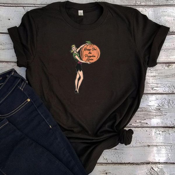 women's t-shirt pumpkin spice in retro style tshirt women vintage tees print clothing girls fashion shirts streetwear cartoon, White
women's t-shirt pumpkin spice in retro style tshirt women vintage tees print clothing girls fashion shirts streetwear cartoon, White