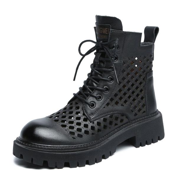 boots 2021 handmade retro women genuine leather cool ladies summer platform shoes fashion hollow breathable flat, Black
boots 2021 handmade retro women genuine leather cool ladies summer platform shoes fashion hollow breathable flat, Black