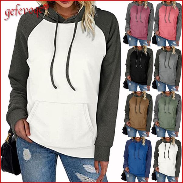 women's hoodies & sweatshirts autumn clothes women 2021 casual patchwork pocket long sleeve female loose hooded sweatshirt streetwear p, Black
women's hoodies & sweatshirts autumn clothes women 2021 casual patchwork pocket long sleeve female loose hooded sweatshirt streetwear p, Black