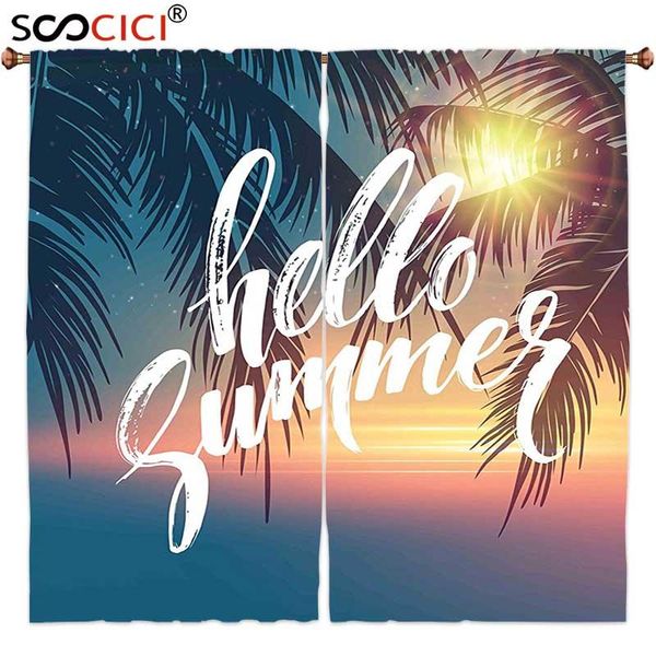 curtain & drapes window curtains treatments 2 panels,palm tree hello summer design a tropic paradise beach and the sunshine pattern print bl
curtain & drapes window curtains treatments 2 panels,palm tree hello summer design a tropic paradise beach and the sunshine pattern print bl