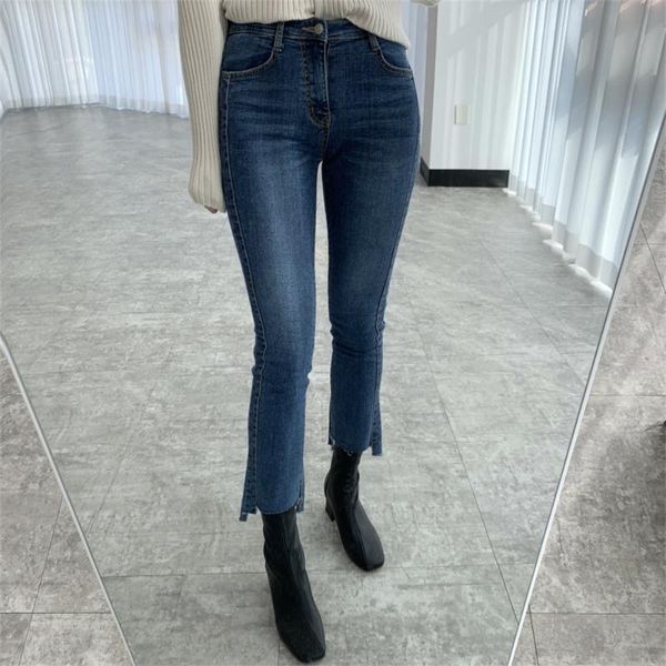 women's jeans hzirip ankle length flare pants loose fashion denim 2021 femme ol slim-fit autumn plus size high waist chic trousers, Blue
women's jeans hzirip ankle length flare pants loose fashion denim 2021 femme ol slim-fit autumn plus size high waist chic trousers, Blue