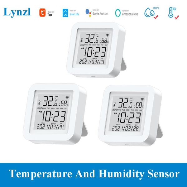 smart home control lynzl tuya wifi temperature and humidity sensor indoor hygrometer thermometer electronic lcd display for alexa google
smart home control lynzl tuya wifi temperature and humidity sensor indoor hygrometer thermometer electronic lcd display for alexa google
