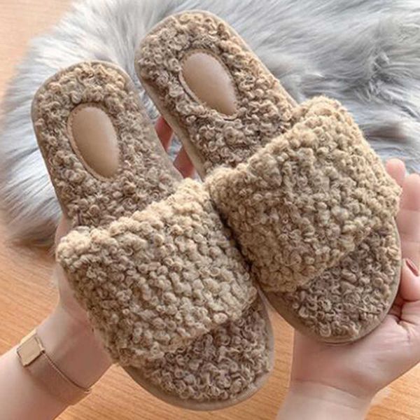 winter ladies slippers fashion simple comfortable suede sweet soft bottom one-shaped female lamb hair slippe y705 210625, Black
winter ladies slippers fashion simple comfortable suede sweet soft bottom one-shaped female lamb hair slippe y705 210625, Black