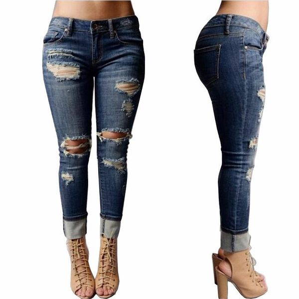 women's & capris womens hole jeans ripped distressed slim denim long pants ladies casual pop destroyed pencil trousers, Black;white
women's & capris womens hole jeans ripped distressed slim denim long pants ladies casual pop destroyed pencil trousers, Black;white