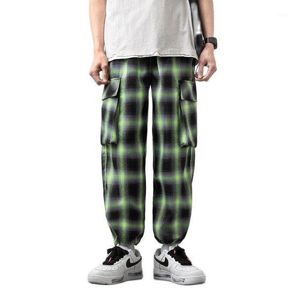 men's pants autumn plaid joggers men elastic waist big pocket cargo trousers fashion causal street loose sweatpants male plus size 5xl, Black
men's pants autumn plaid joggers men elastic waist big pocket cargo trousers fashion causal street loose sweatpants male plus size 5xl, Black