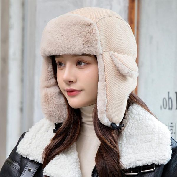 beanie/skull caps women casual striped ears winter hat with brim outdoor keep warm for female street thick knitted, Blue;gray
beanie/skull caps women casual striped ears winter hat with brim outdoor keep warm for female street thick knitted, Blue;gray