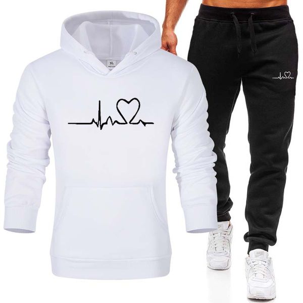 s-5xl spring and autumn men's tracksuits fashion long sleeve slim hooded sweater printed trousers two-piece set, Gray
s-5xl spring and autumn men's tracksuits fashion long sleeve slim hooded sweater printed trousers two-piece set, Gray