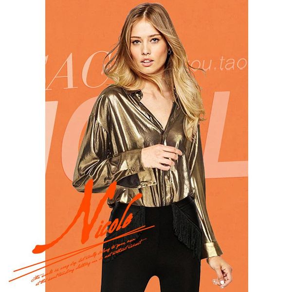 women's jackets 2021 spring and autumn korean fan retro shirt jacket design sensual loose gold long-sleeved female, Black;brown
women's jackets 2021 spring and autumn korean fan retro shirt jacket design sensual loose gold long-sleeved female, Black;brown