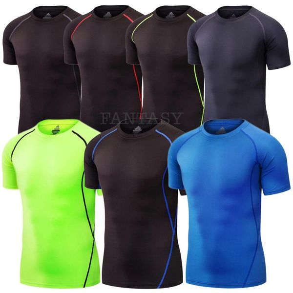 men's fitness t-shirt short sleeve tight sportswear fashion casual male gym shirt running jerseys, Black;blue
men's fitness t-shirt short sleeve tight sportswear fashion casual male gym shirt running jerseys, Black;blue