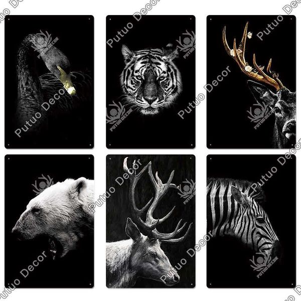 putuo african animals vintage tin metal sign ative plaque wall man cave garage living room club decoration
putuo african animals vintage tin metal sign ative plaque wall man cave garage living room club decoration