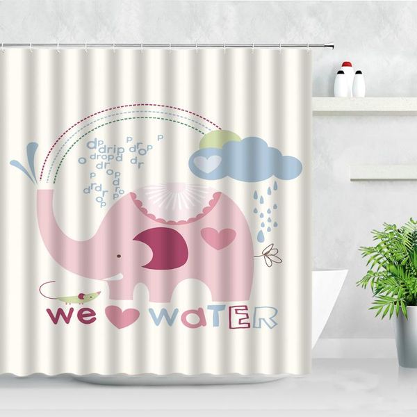shower curtains cute pink elephant curtain set cartoon animals water spray pattern waterproof children bathroom decor with hooks
shower curtains cute pink elephant curtain set cartoon animals water spray pattern waterproof children bathroom decor with hooks