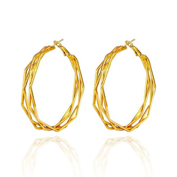 hoop & huggie 2021 trendy punk golden metal statement geometric irregular round earrings for women girl wedding party gift, Golden;silver
hoop & huggie 2021 trendy punk golden metal statement geometric irregular round earrings for women girl wedding party gift, Golden;silver