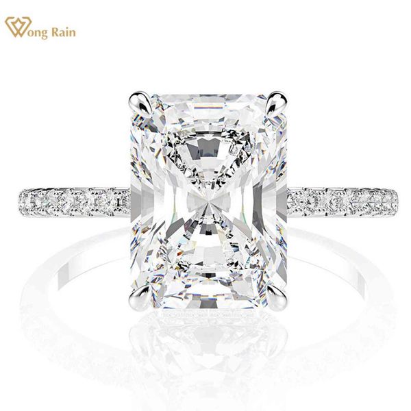 wong rain classic 100% 925 sterling silver 8 * 11 mm created moissanite gemstone wedding engagement ring fine jewelry wholesale, Slivery;golden
wong rain classic 100% 925 sterling silver 8 * 11 mm created moissanite gemstone wedding engagement ring fine jewelry wholesale, Slivery;golden