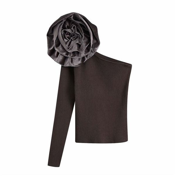 sweet women brown skew collar shirts fashion ladies velvet floral elegant female chic asymmetric knitted blouse 210527, White
sweet women brown skew collar shirts fashion ladies velvet floral elegant female chic asymmetric knitted blouse 210527, White
