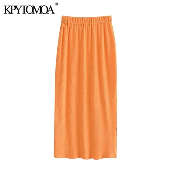 women chic fashion orange knitted pencil skirt high elastic waist office wear female skirts mujer 210420, Black
women chic fashion orange knitted pencil skirt high elastic waist office wear female skirts mujer 210420, Black