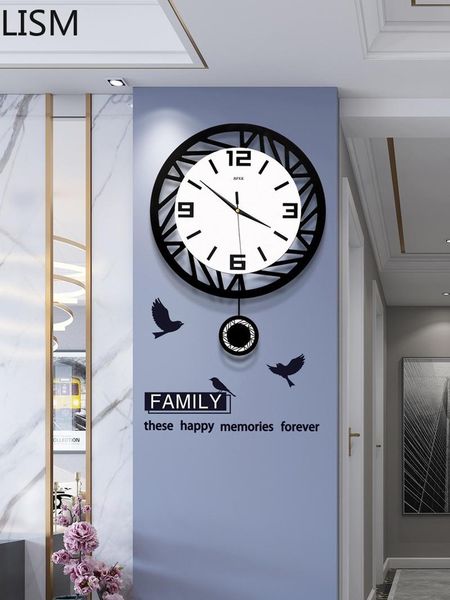 wall clocks nordic modern swing clock home fashion creative mute quartz personality decoration living room duvar saati
wall clocks nordic modern swing clock home fashion creative mute quartz personality decoration living room duvar saati