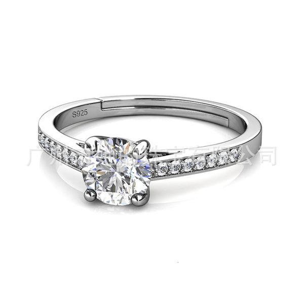 mossan santa clara s925 silver diamond wedding simple fashion intellectual four claw adjustable ring, Slivery;golden
mossan santa clara s925 silver diamond wedding simple fashion intellectual four claw adjustable ring, Slivery;golden