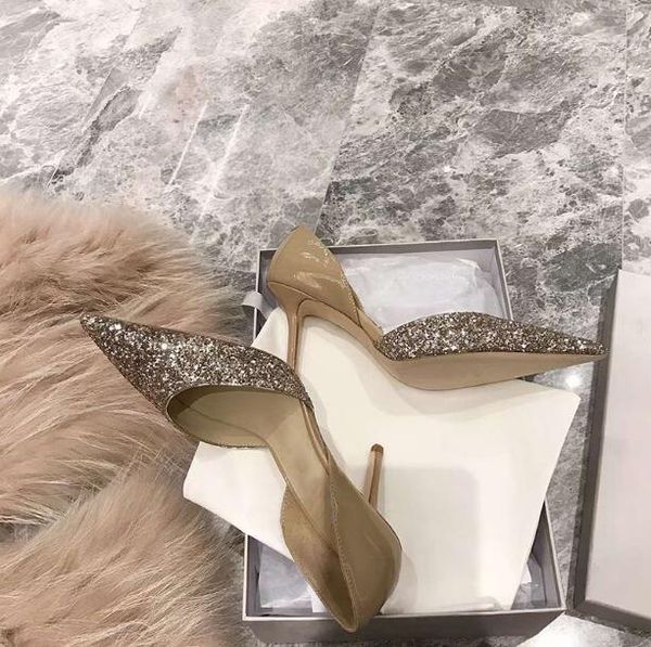 women bridal crystal wedding shoes glitter high heel grace stiletto pointed toes simplicity genuine leather fashion lady dress shoes, Black
women bridal crystal wedding shoes glitter high heel grace stiletto pointed toes simplicity genuine leather fashion lady dress shoes, Black