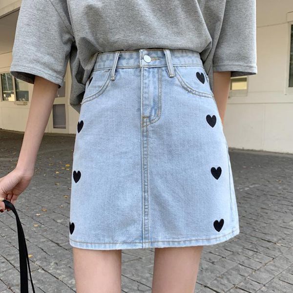 love born women denim rok high taille a-line kneeling ladies all-contest printed smoking summer slender streetwear skirt, Black
love born women denim rok high taille a-line kneeling ladies all-contest printed smoking summer slender streetwear skirt, Black