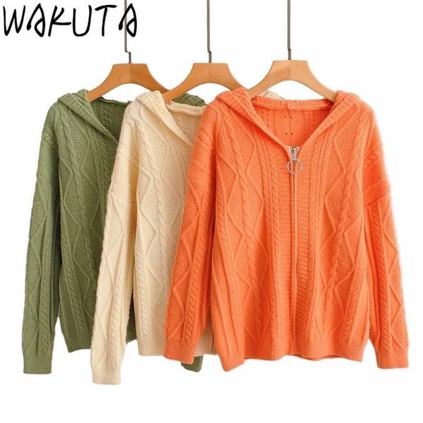women's hoodies & sweatshirts wakuta casual loose 2021 autumn winter ladies simple hooded coat solid color zipper pattern knitted, Black
women's hoodies & sweatshirts wakuta casual loose 2021 autumn winter ladies simple hooded coat solid color zipper pattern knitted, Black