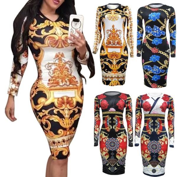 women long sleeve floral bodycon dresses pencil midi dress for party club wear casual, Black;gray
women long sleeve floral bodycon dresses pencil midi dress for party club wear casual, Black;gray
