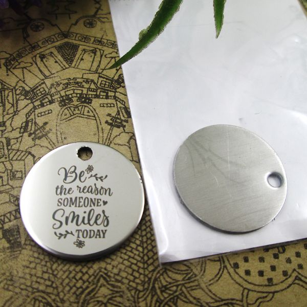 40pcs--stainless steel charms"be the reason someone smiles today" more style choosing diy pendants fo necklace, Bronze;silver
40pcs--stainless steel charms"be the reason someone smiles today" more style choosing diy pendants fo necklace, Bronze;silver