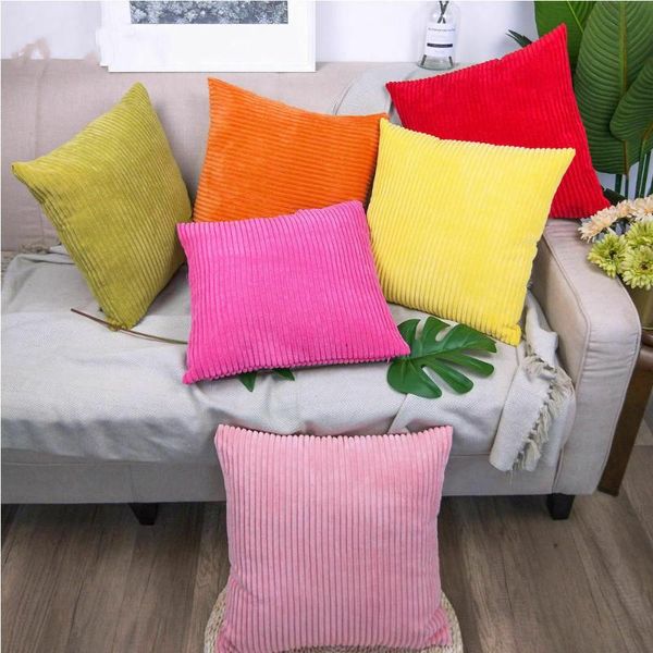 cushion/decorative pillow multicolor plain throw cases plush 18" corduroy stripe sofa waist cushion cover home bedroom decorative
cushion/decorative pillow multicolor plain throw cases plush 18" corduroy stripe sofa waist cushion cover home bedroom decorative