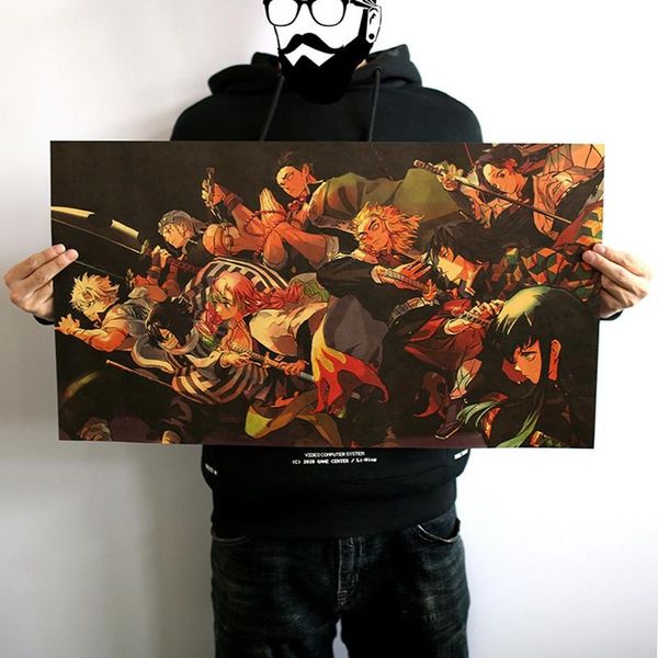 paintings anime demon slayer collection of characters kraft paper poster home wall decorative painting
paintings anime demon slayer collection of characters kraft paper poster home wall decorative painting