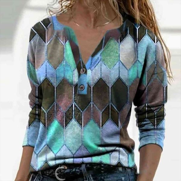 geometric print casual women shirts and v neck office long sleeve pullovers blusas mujer de moda, White
geometric print casual women shirts and v neck office long sleeve pullovers blusas mujer de moda, White