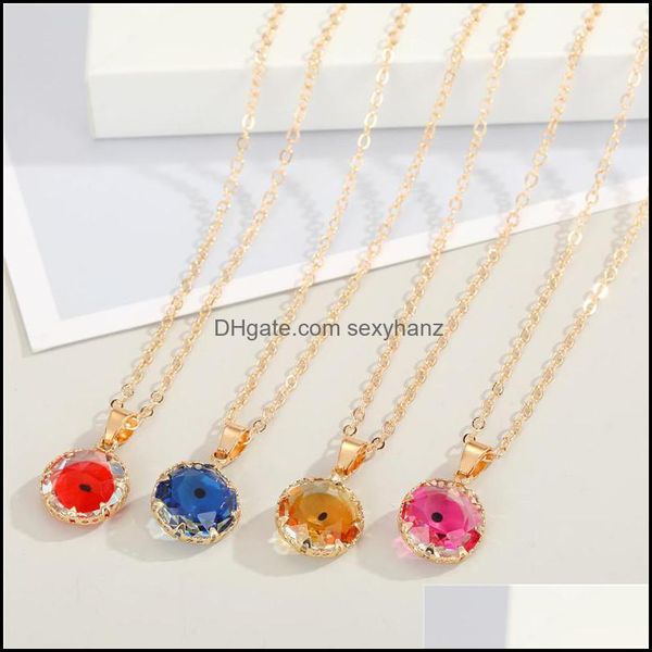 pendant necklaces & pendants jewelry s2288 fashion crystal glass evil necklace candy color blue eyes drop delivery 2021 kebuc, Silver
pendant necklaces & pendants jewelry s2288 fashion crystal glass evil necklace candy color blue eyes drop delivery 2021 kebuc, Silver