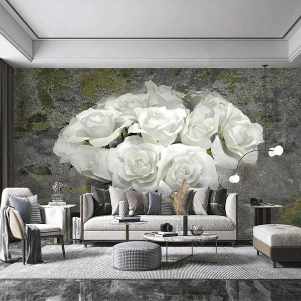 wallpapers custom mural wallpaper retro hand painted 3d white rose flower modern bedroom living room tv background wall painting
wallpapers custom mural wallpaper retro hand painted 3d white rose flower modern bedroom living room tv background wall painting