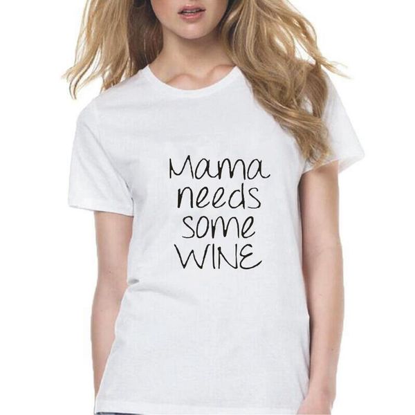 women's t-shirt mama needs some wine hipster cotton t-shirts summer short sleeve letter print funny tee shirt femme casual plus size ts, White
women's t-shirt mama needs some wine hipster cotton t-shirts summer short sleeve letter print funny tee shirt femme casual plus size ts, White