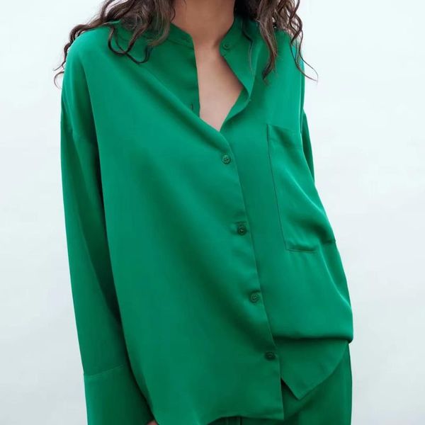 women's blouses & shirts 2021 summer female casual loose pocket shirt fashion solid color round neck long-sleeved ladies, White
women's blouses & shirts 2021 summer female casual loose pocket shirt fashion solid color round neck long-sleeved ladies, White